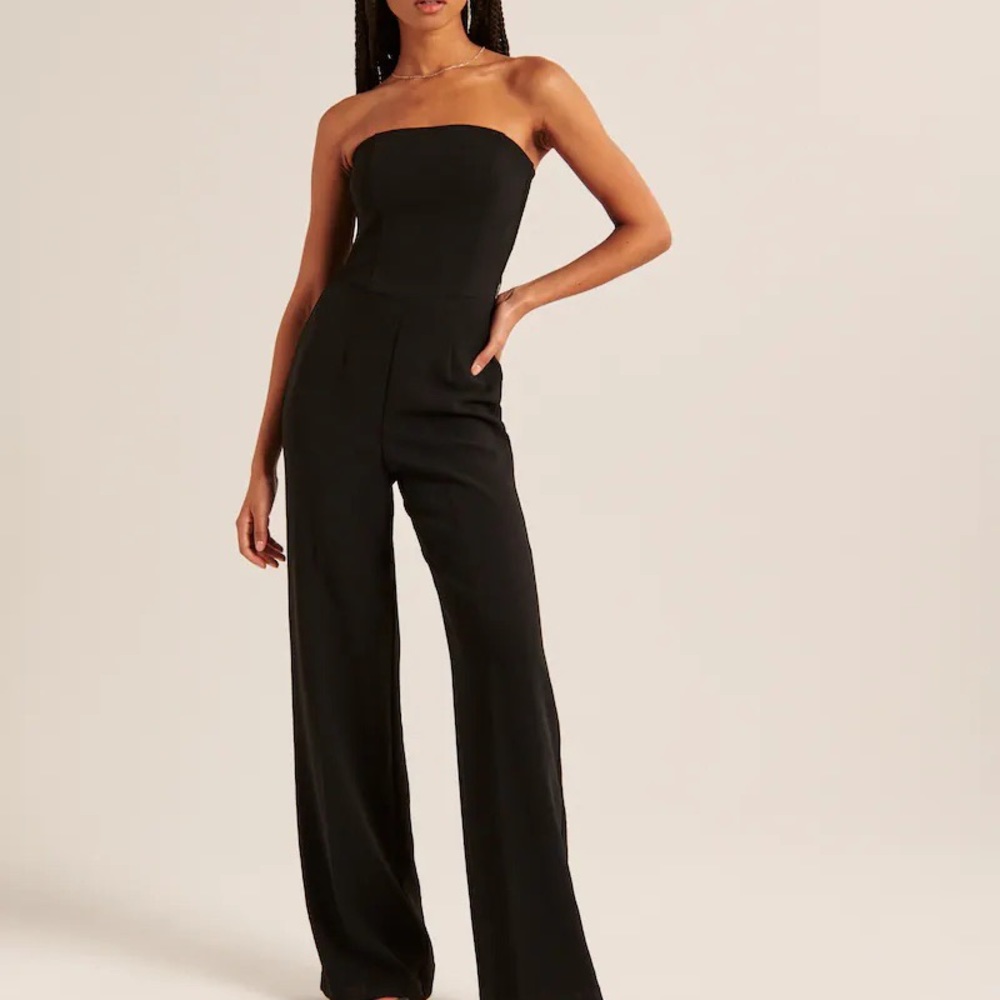 Strapless Premium Crepe Jumpsuit
